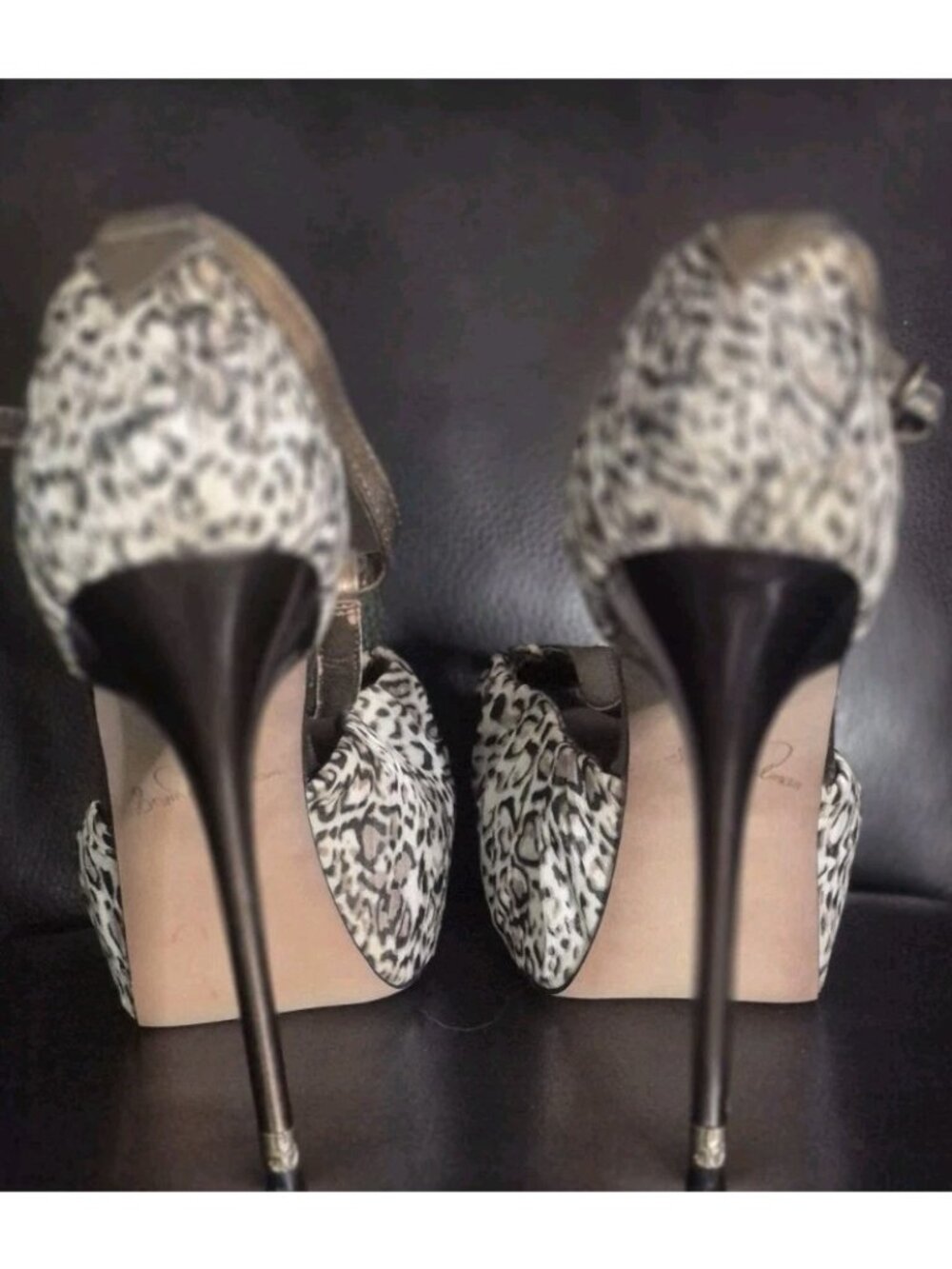 Sam Edelman 'McKenna' Genuine Leather Platform Pump Heels  Women’s Size 9 - Picture 5 of 7